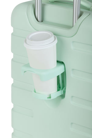 SWISSGEAR Signature 18” Expandable Carry On Hardside Spinner Luggage - Clearly Aqua