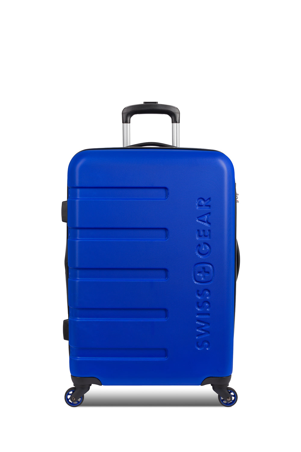 SWISSGEAR - Signature Medium Checked Spinner - Cobalt Blue - 03