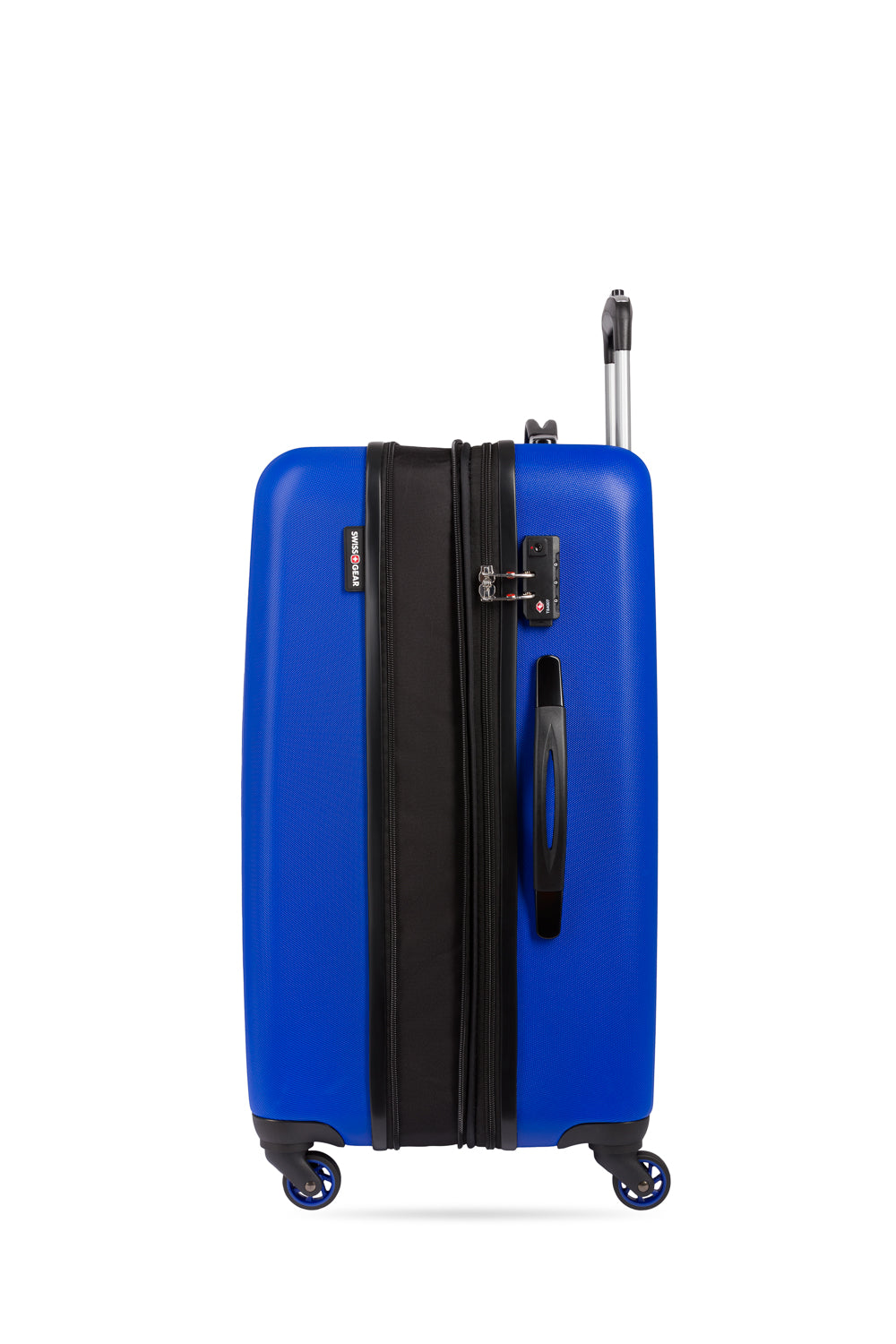 SWISSGEAR - Signature Medium Checked Spinner - Cobalt Blue - 05