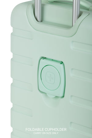 SWISSGEAR 7366 Expandable 3pc Hardside Luggage Set - Carry-on, built-in cup holder