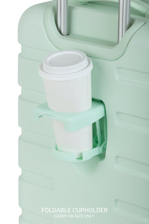 SWISSGEAR 7366 Expandable 3pc Hardside Luggage Set - Carry-on, built-in cup holder