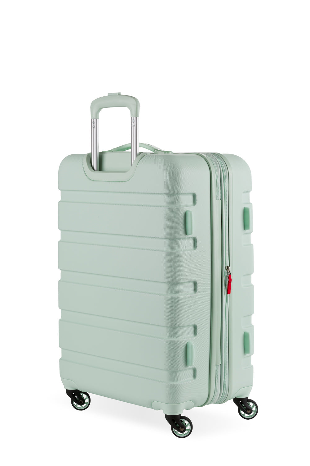 SWISSGEAR - Signature Medium Checked Spinner - Clearly Aqua - 02