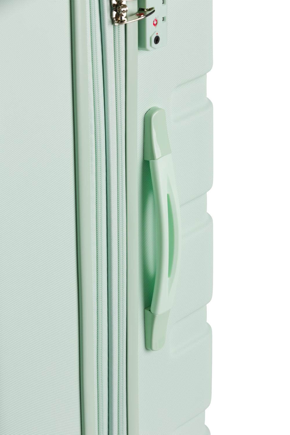 SWISSGEAR - Signature Medium Checked Spinner - Clearly Aqua - 08