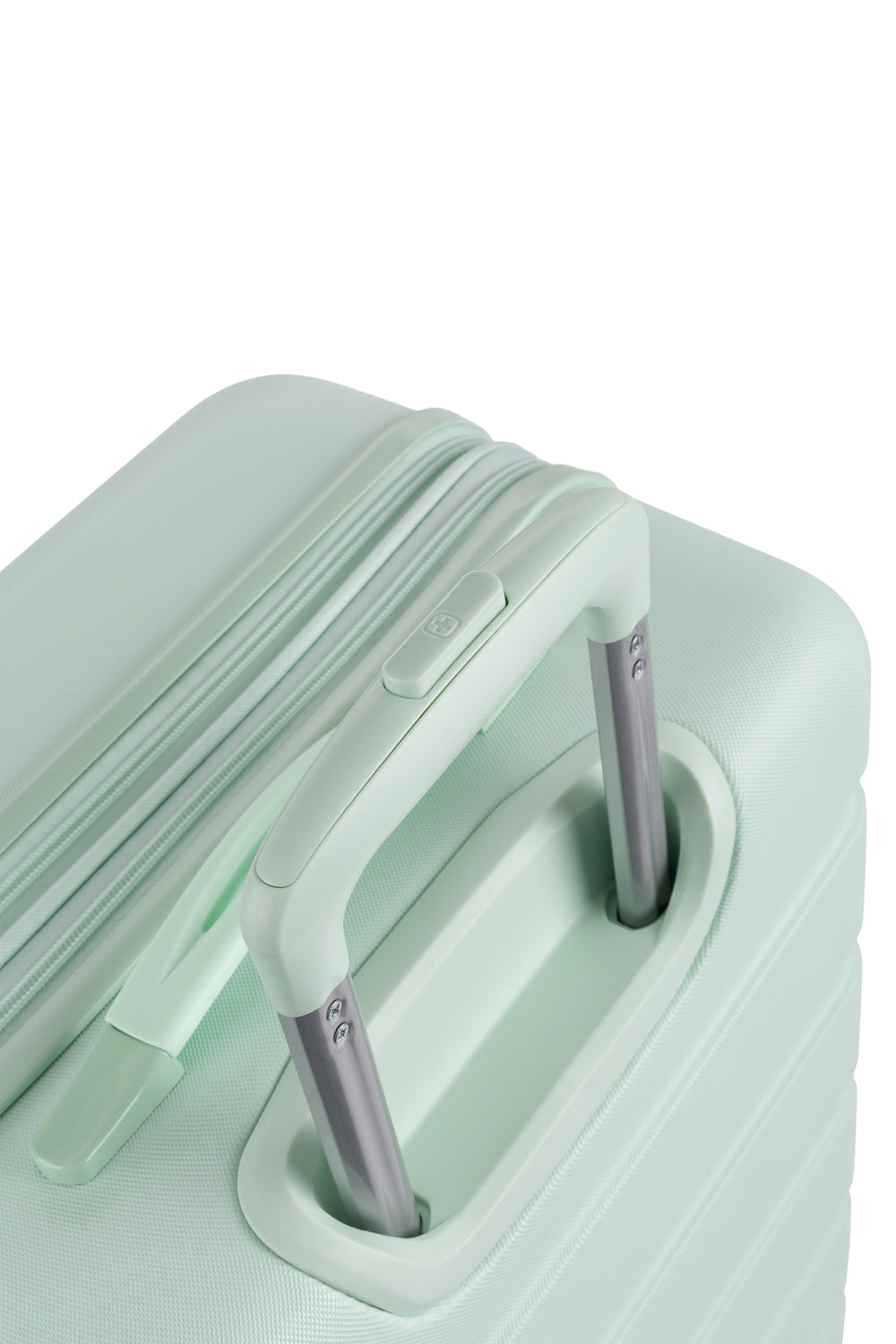 SWISSGEAR - Signature Medium Checked Spinner - Clearly Aqua - 10