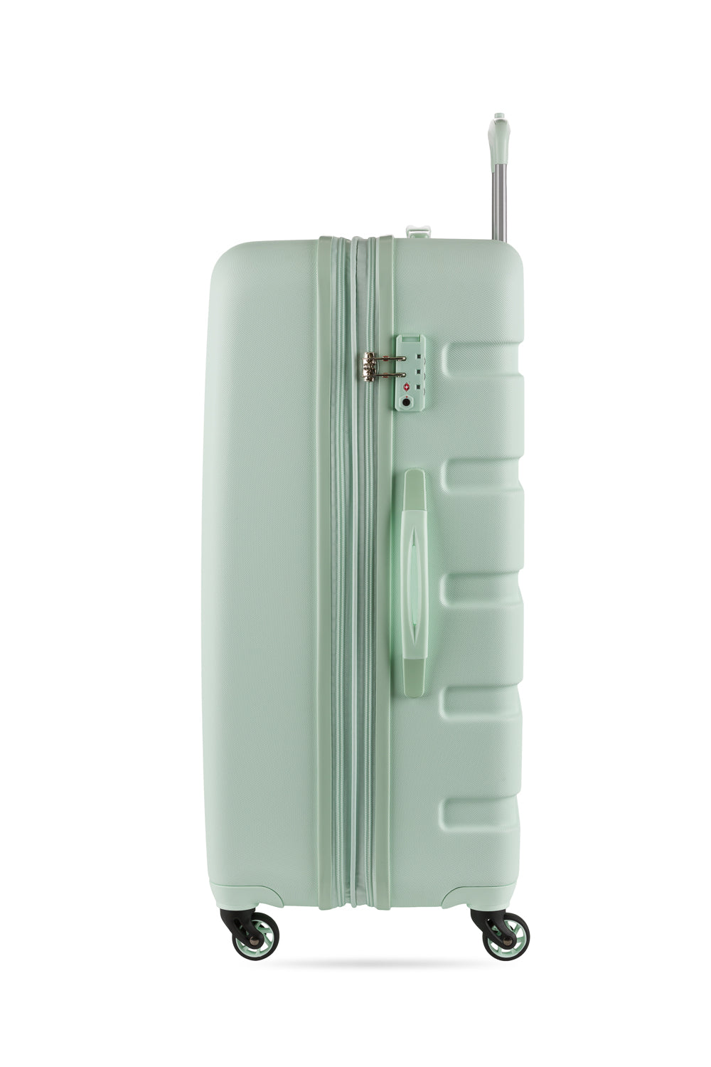 SWISSGEAR - Signature Large Checked Spinner - Clearly Aqua - 04