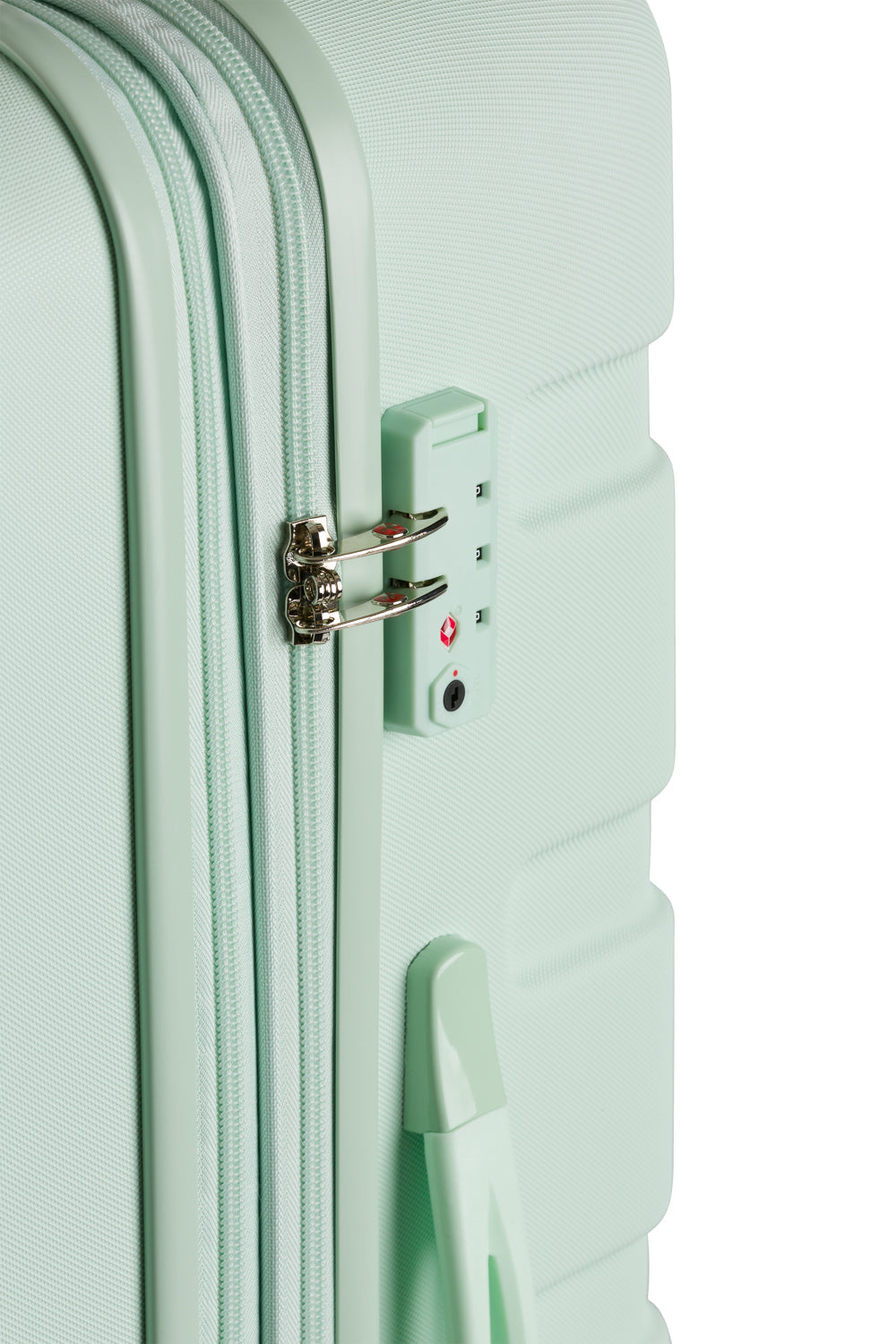 SWISSGEAR - Signature Large Checked Spinner - Clearly Aqua - 06