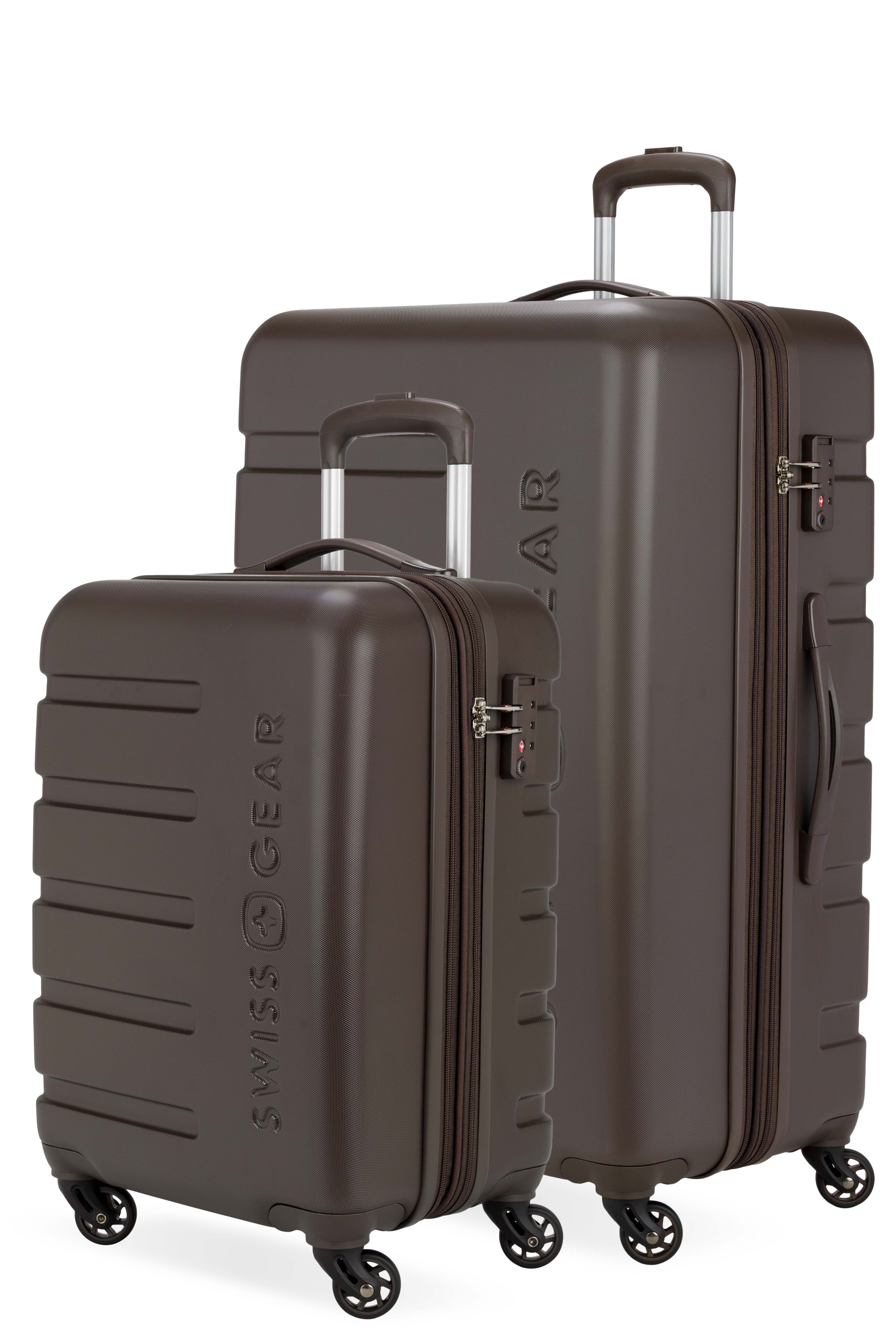 SWISSGEAR - Signature 2-Piece Spinner Set - Chocolate - 01