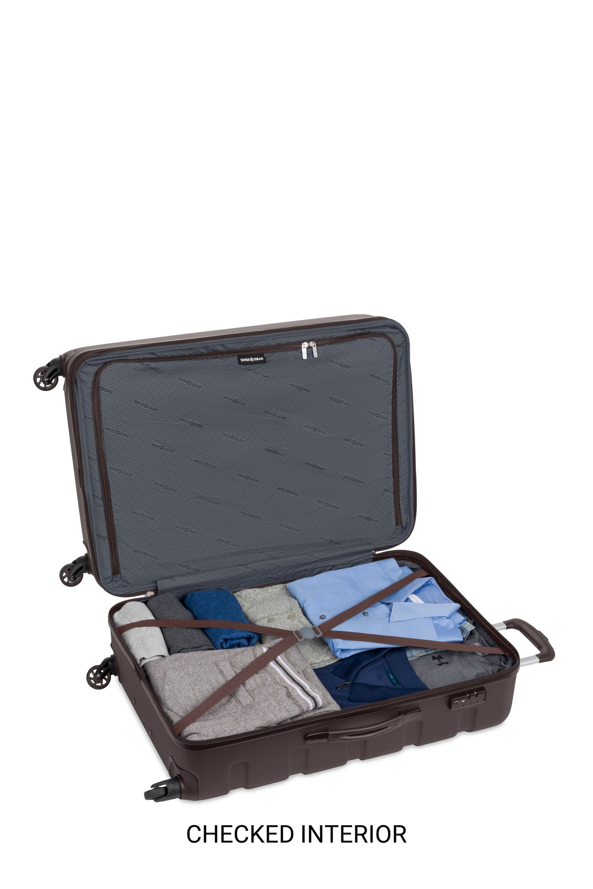 SWISSGEAR - Signature 2-Piece Spinner Set - Chocolate - 05