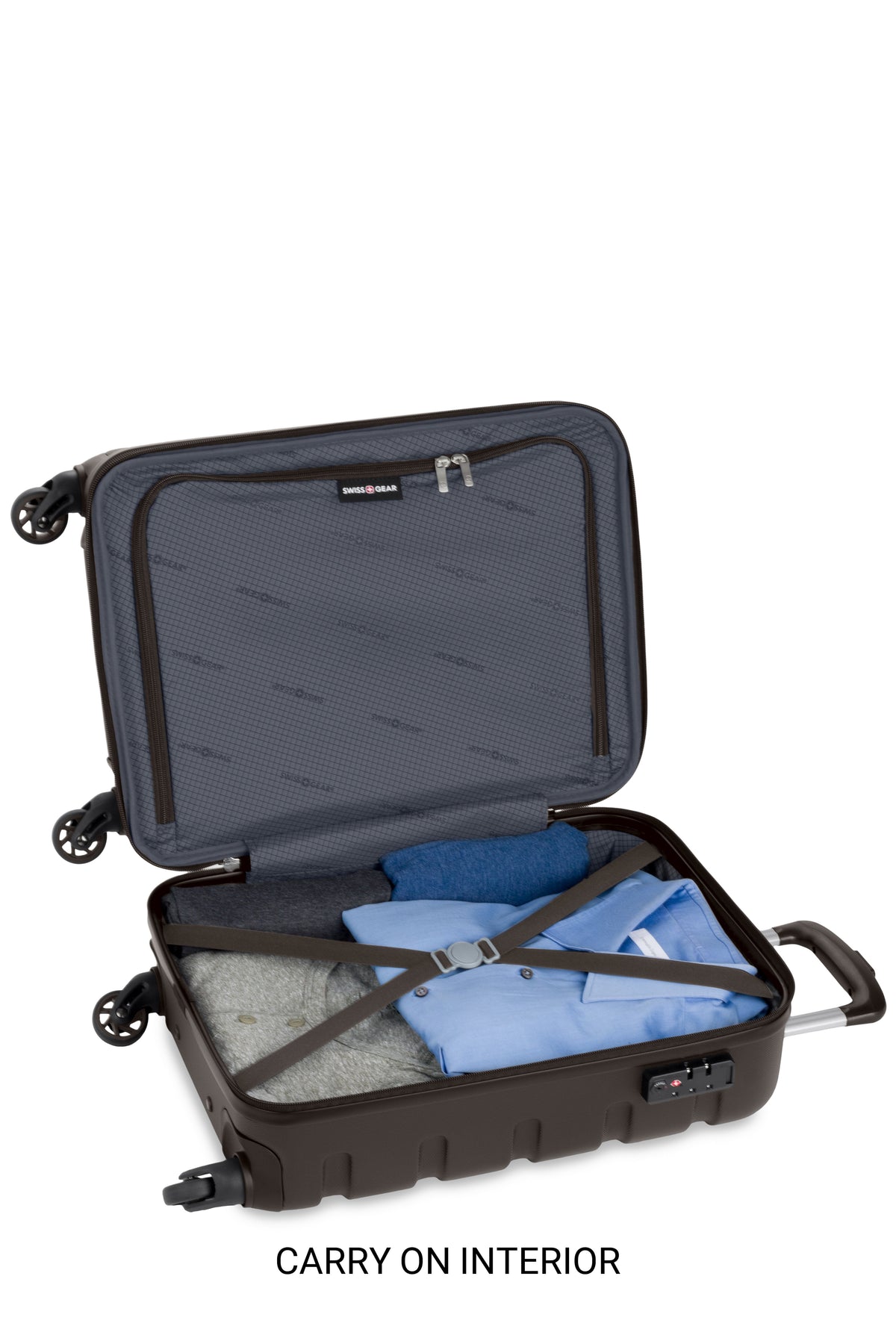 SWISSGEAR - Signature 2-Piece Spinner Set - Chocolate - 04