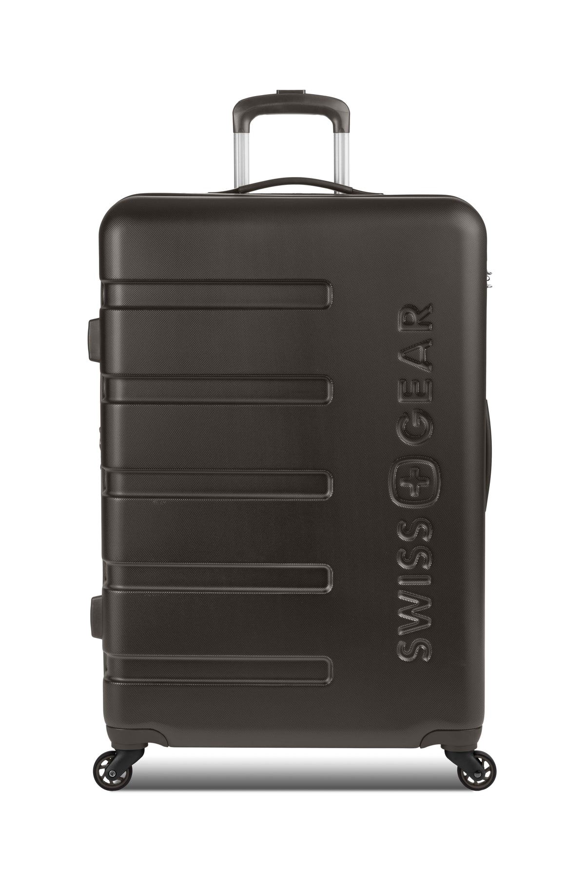 SWISSGEAR - Signature Large Checked Spinner - Chocolate - 03