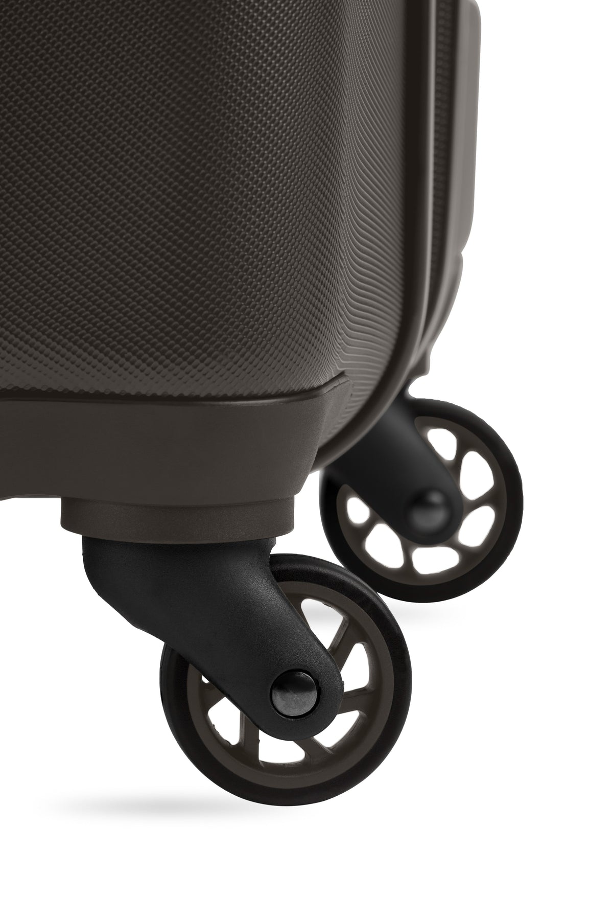 SWISSGEAR - Signature Large Checked Spinner - Chocolate - 12
