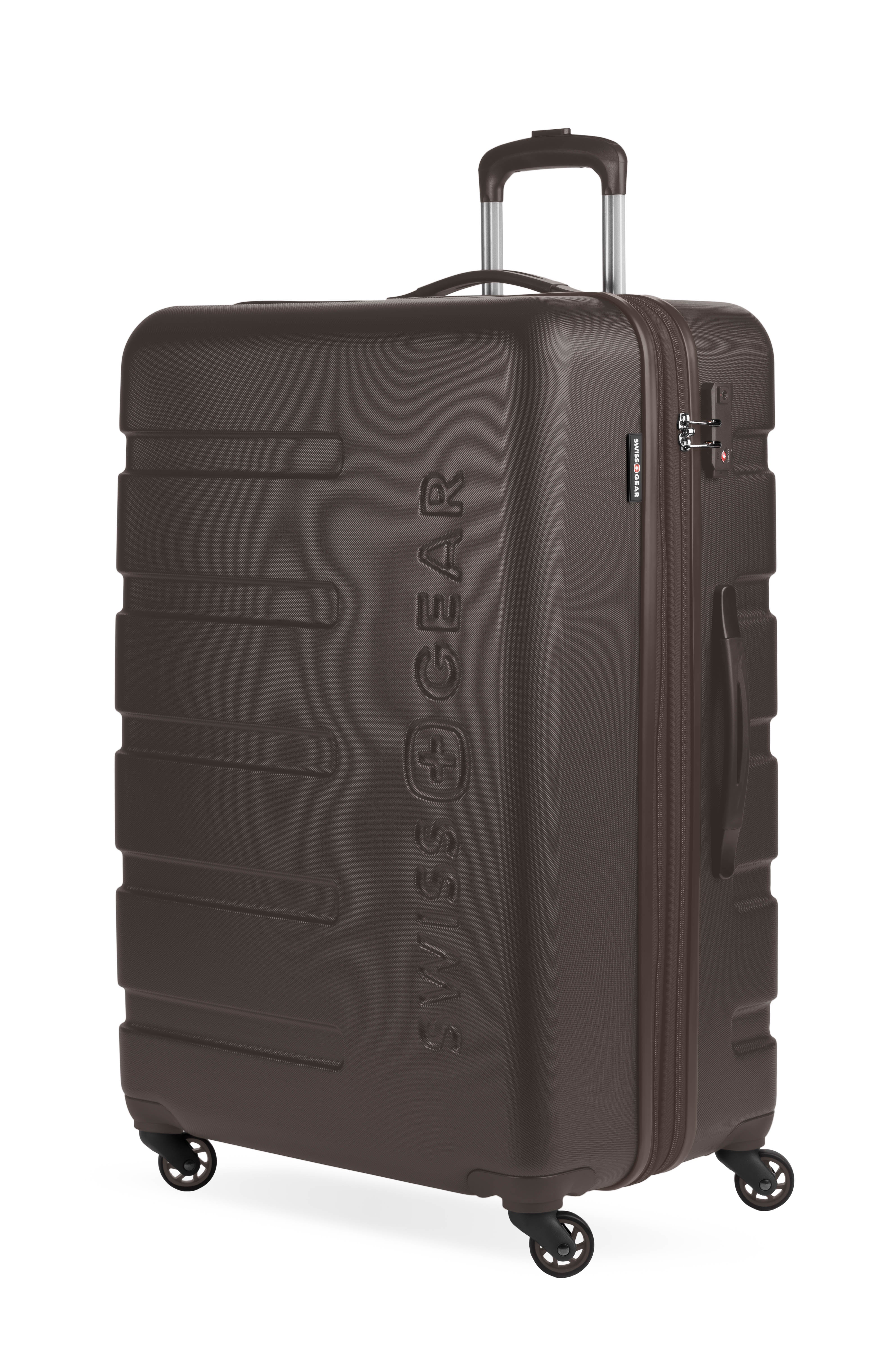 SWISSGEAR - Signature Large Checked Spinner and Weekender Tote 2-Piece Set