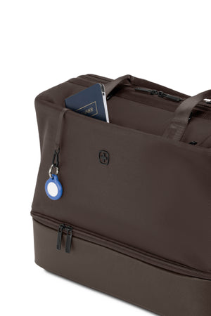SWISSGEAR - Signature Large Checked Spinner and Weekender Tote 2-Piece Set