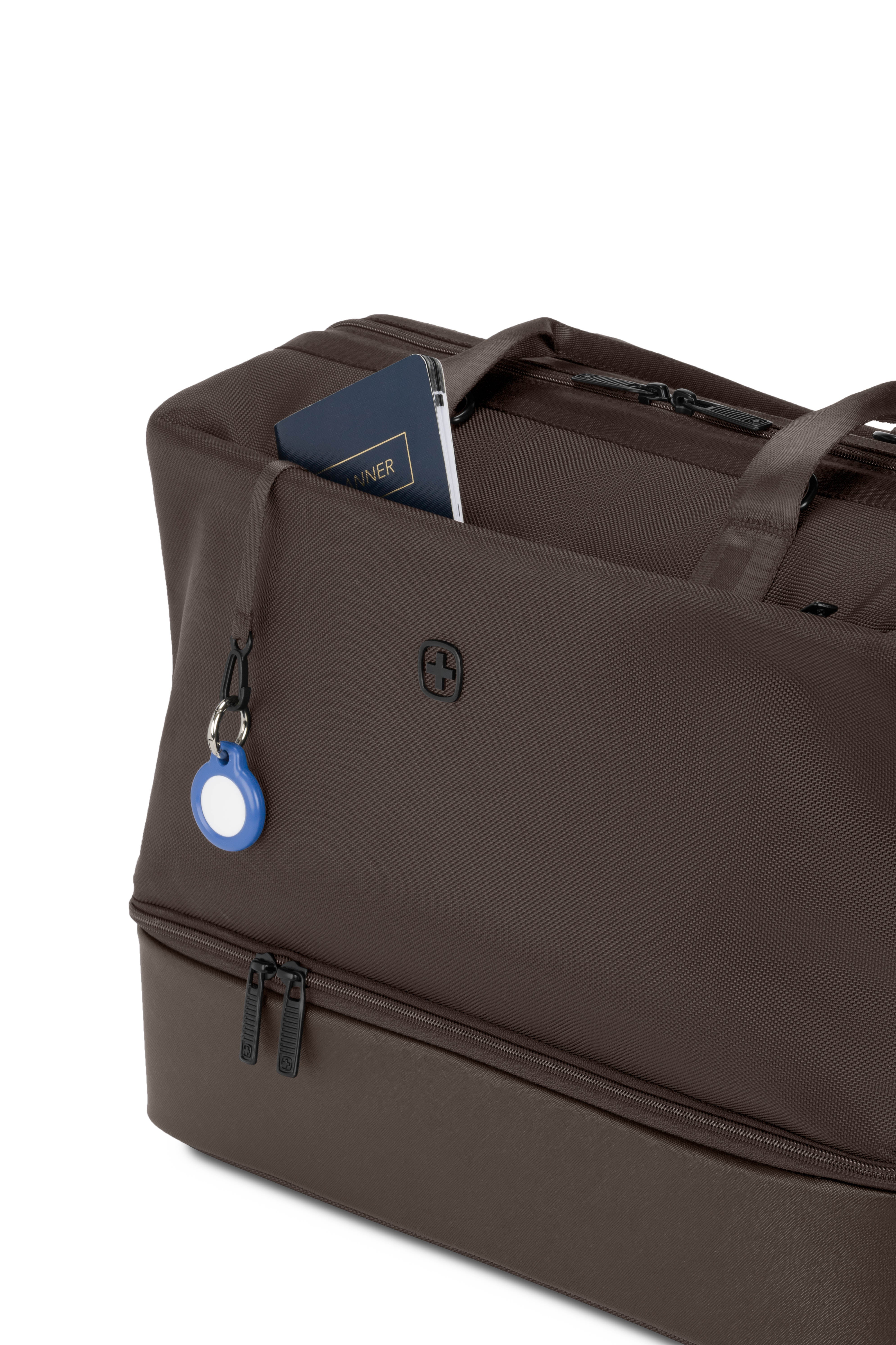 SWISSGEAR - Signature Large Checked Spinner and Weekender Tote 2-Piece Set