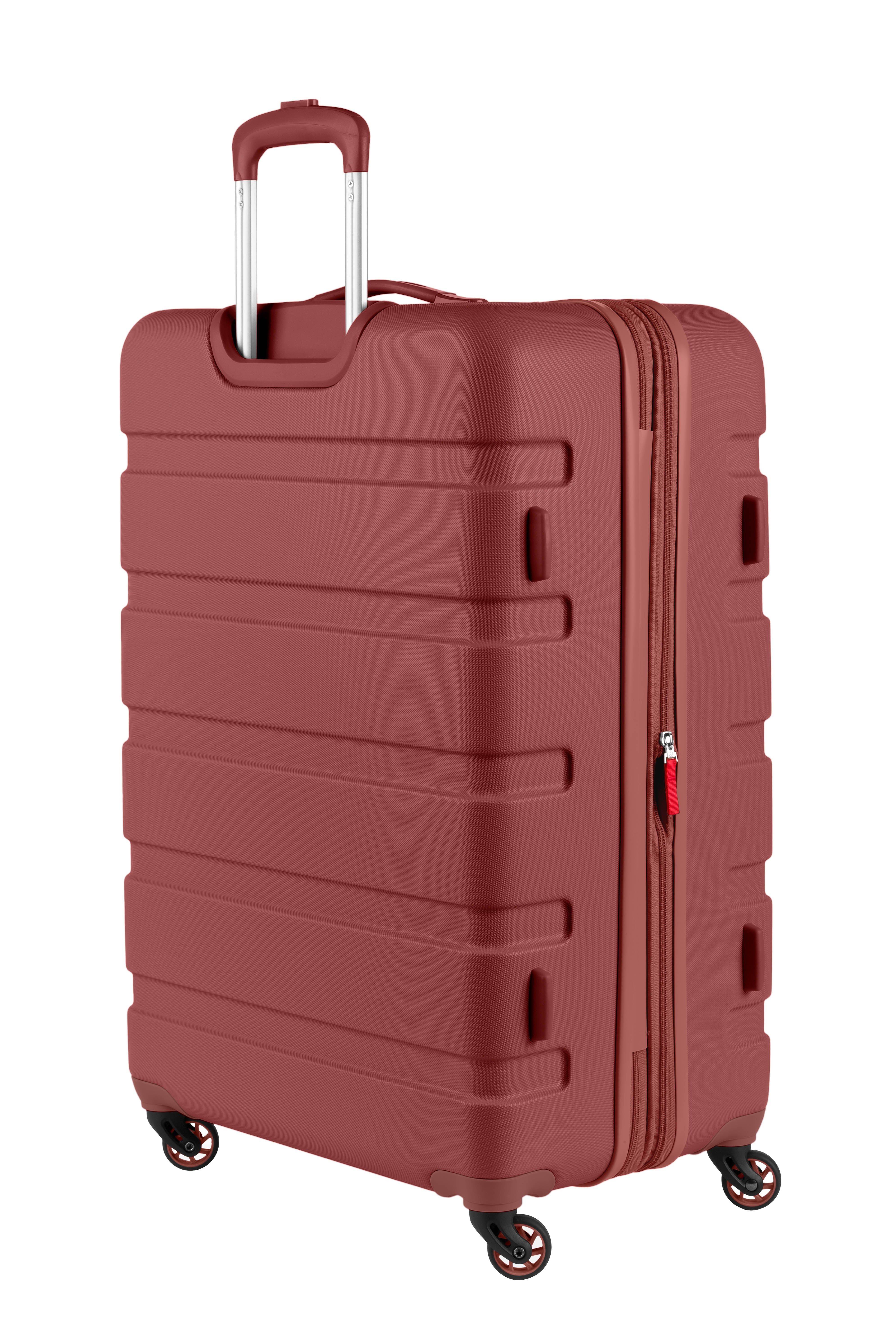 SWISSGEAR - Signature Large Checked Spinner - Cinnamon Brown - 02