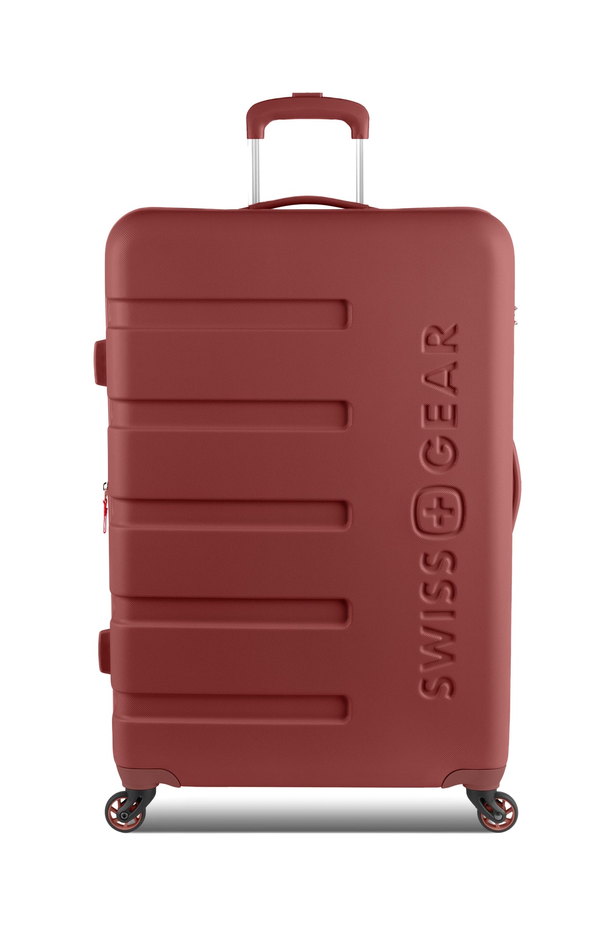 SWISSGEAR - Signature Large Checked Spinner - Cinnamon Brown - 03