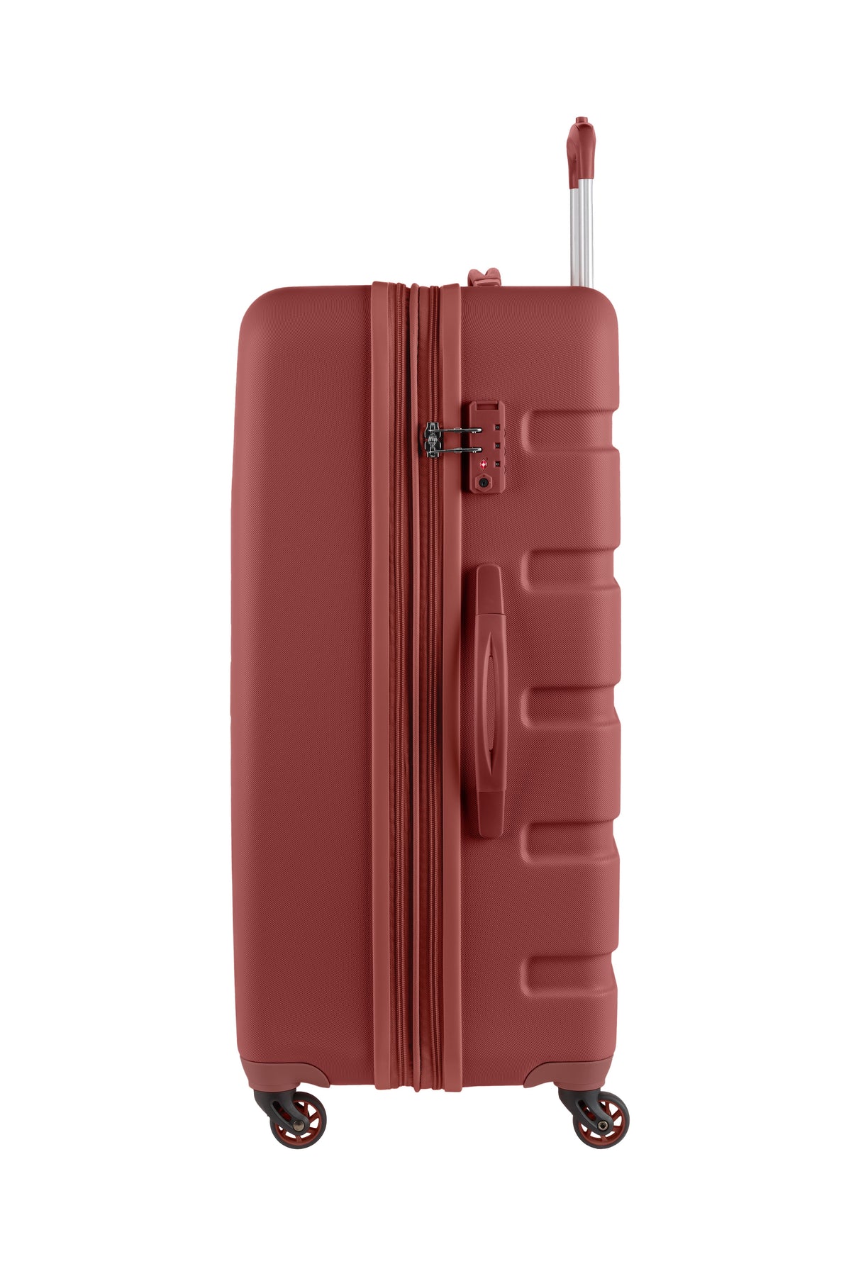 SWISSGEAR - Signature Large Checked Spinner - Cinnamon Brown - 06