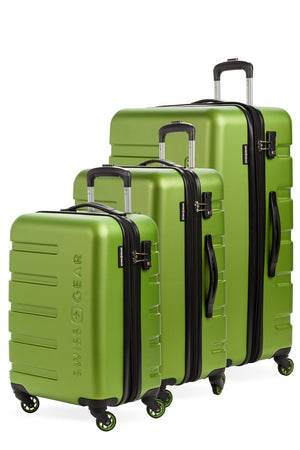 SWISSGEAR 7366 Signature Expandable 3pc Hardside Luggage Set - Rugged, ABS hardside split-case body