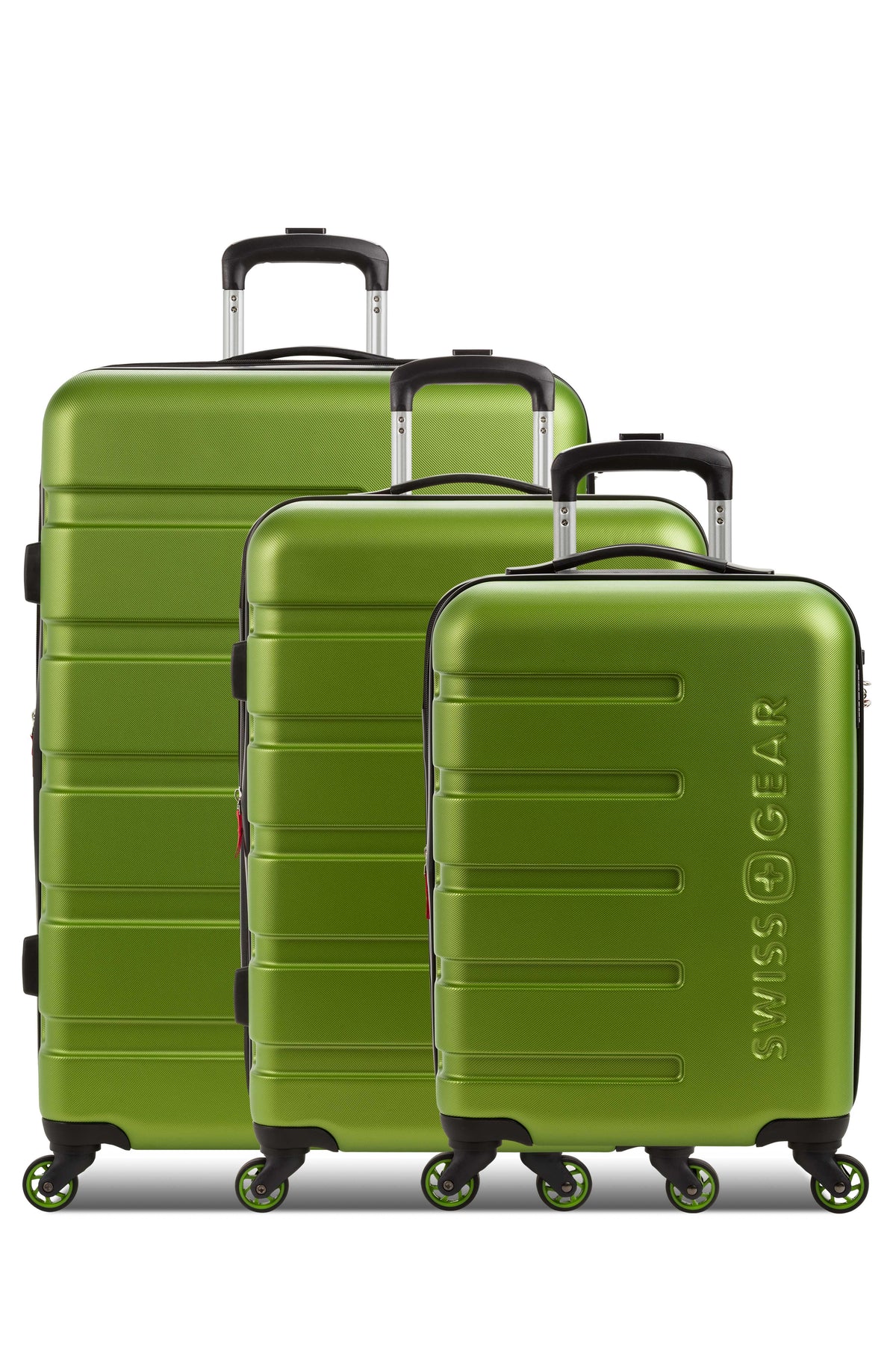 SWISSGEAR - Signature 3-Piece Spinner Set - Lime Green - 03