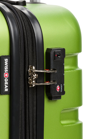 Swissgear 7366 27” Expandable Hardside Spinner Luggage TSA-accepted combination lock
