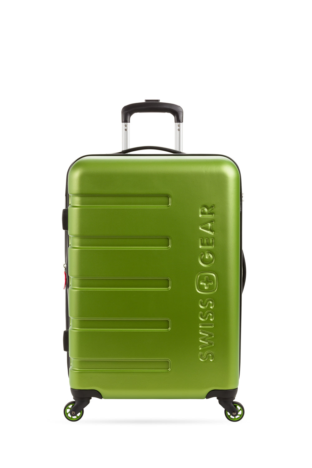 SWISSGEAR - Signature Medium Checked Spinner - Lime - 03