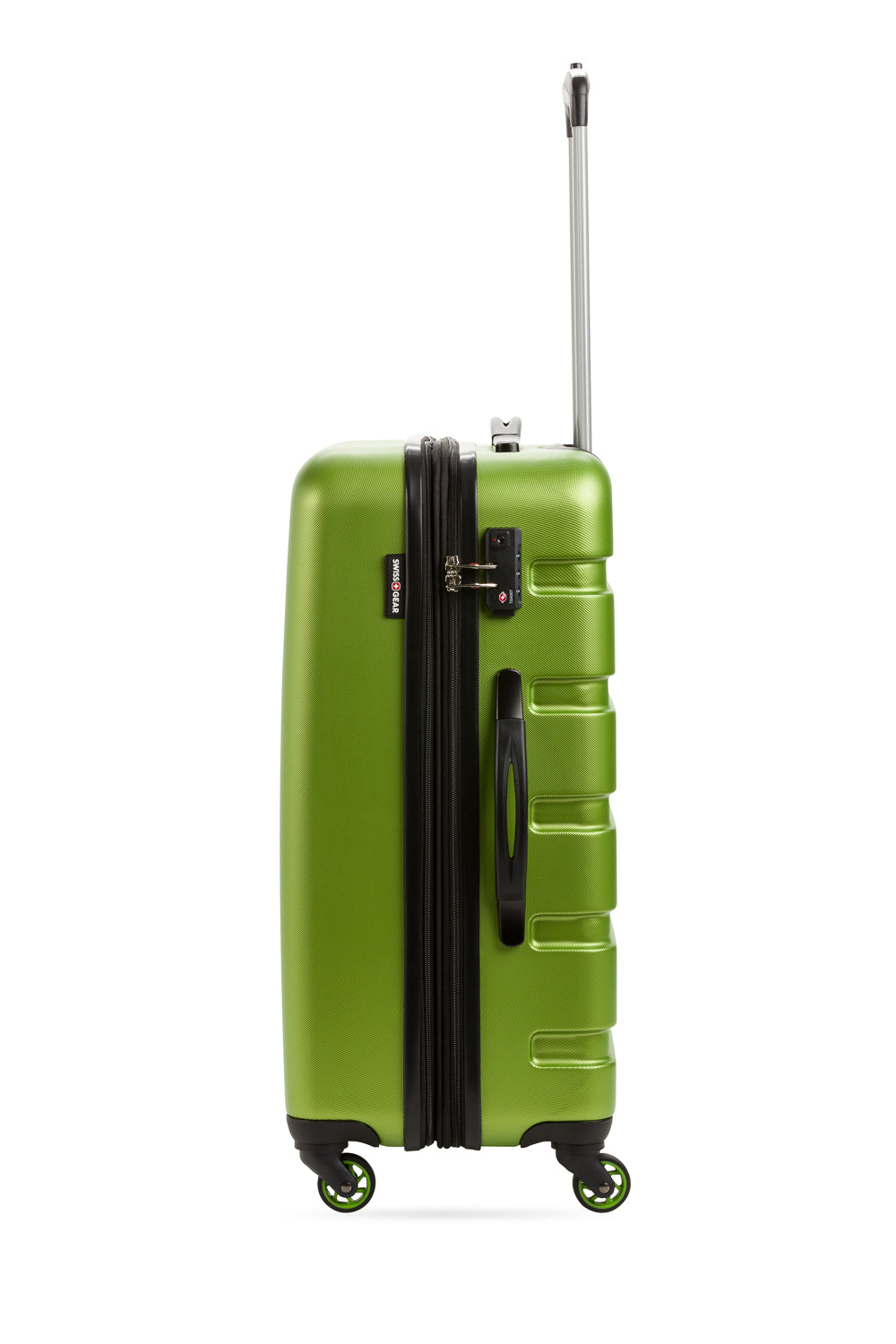 SWISSGEAR - Signature Medium Checked Spinner - Lime - 04