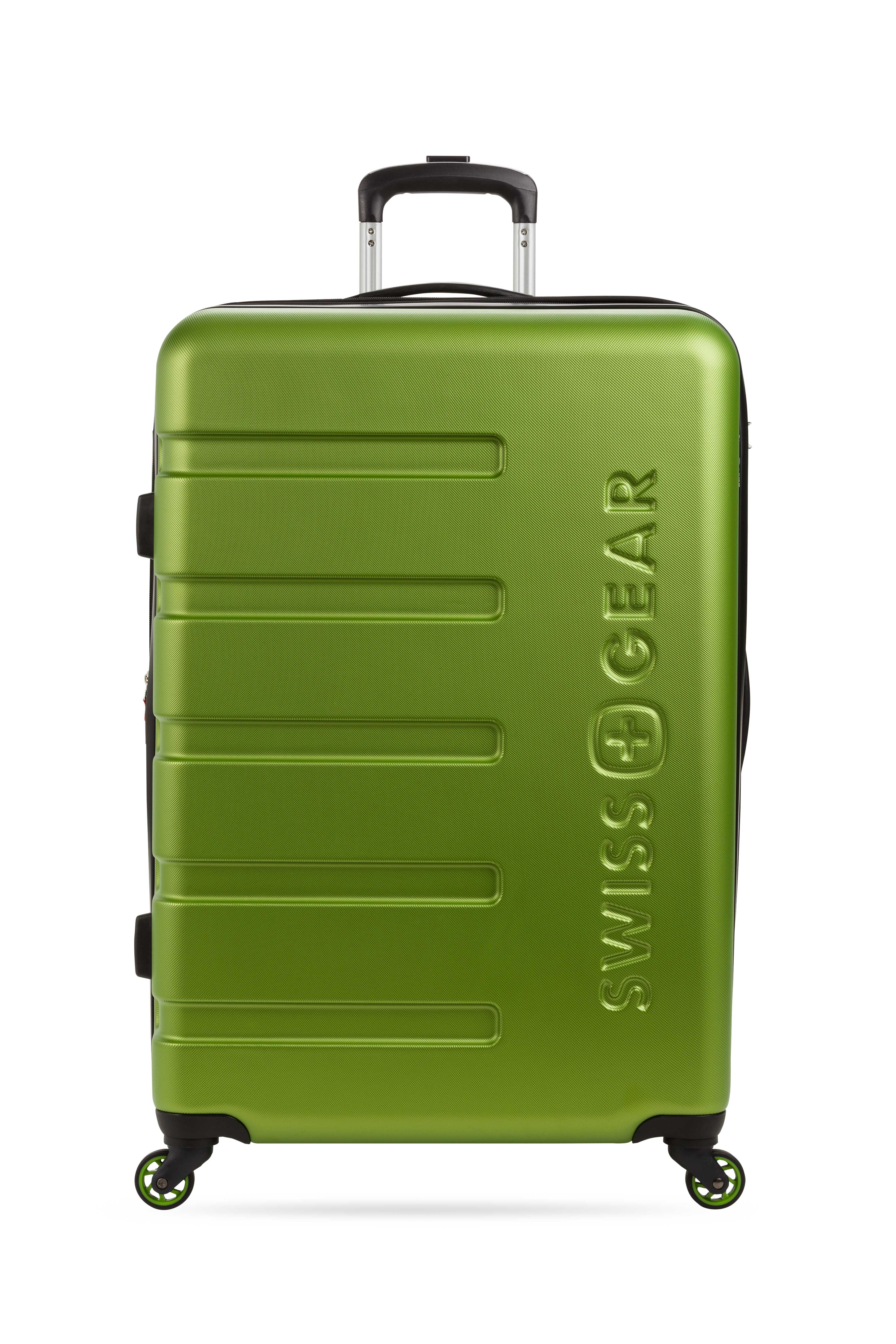 SWISSGEAR - Signature Large Checked Spinner - Lime - 03