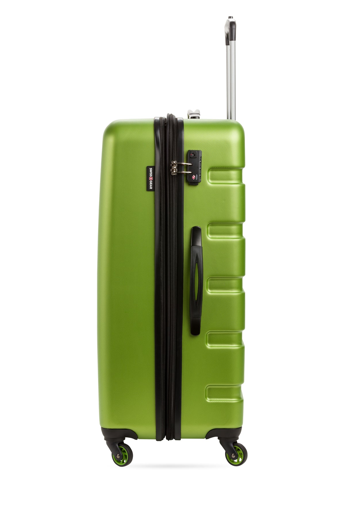 SWISSGEAR - Signature Large Checked Spinner - Lime - 04