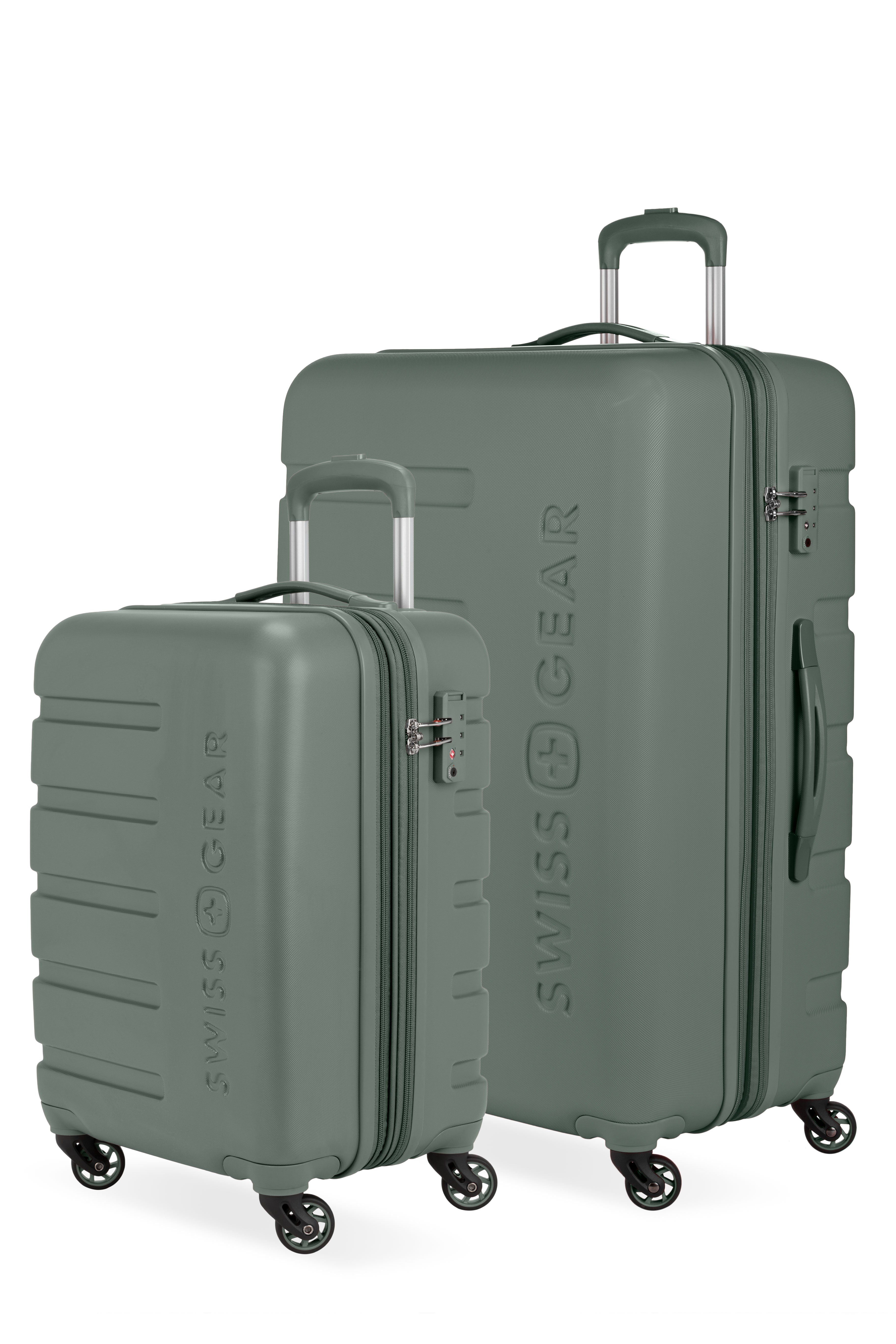 SWISSGEAR - Signature 2-Piece Spinner Set - Olive Green - 01