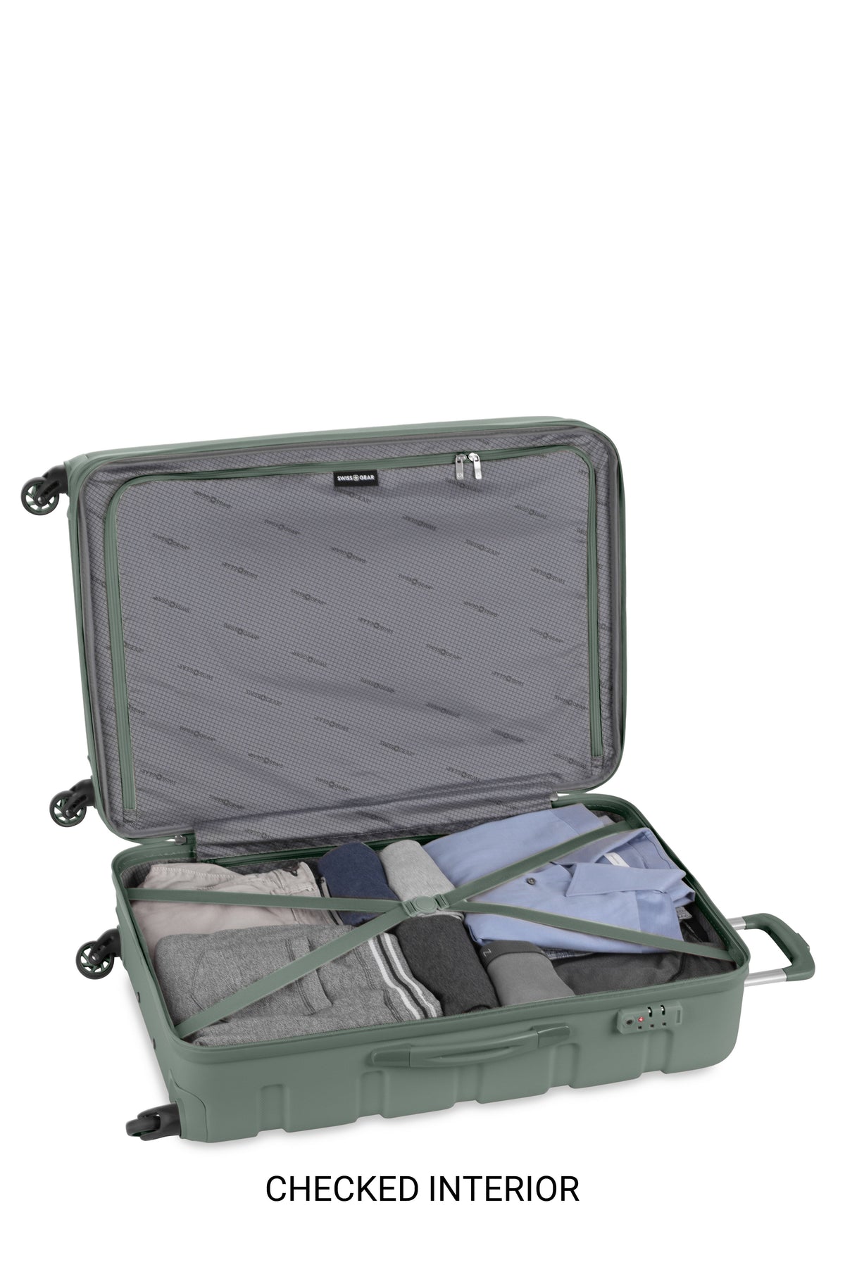 SWISSGEAR - Signature 2-Piece Spinner Set - Olive Green - 04