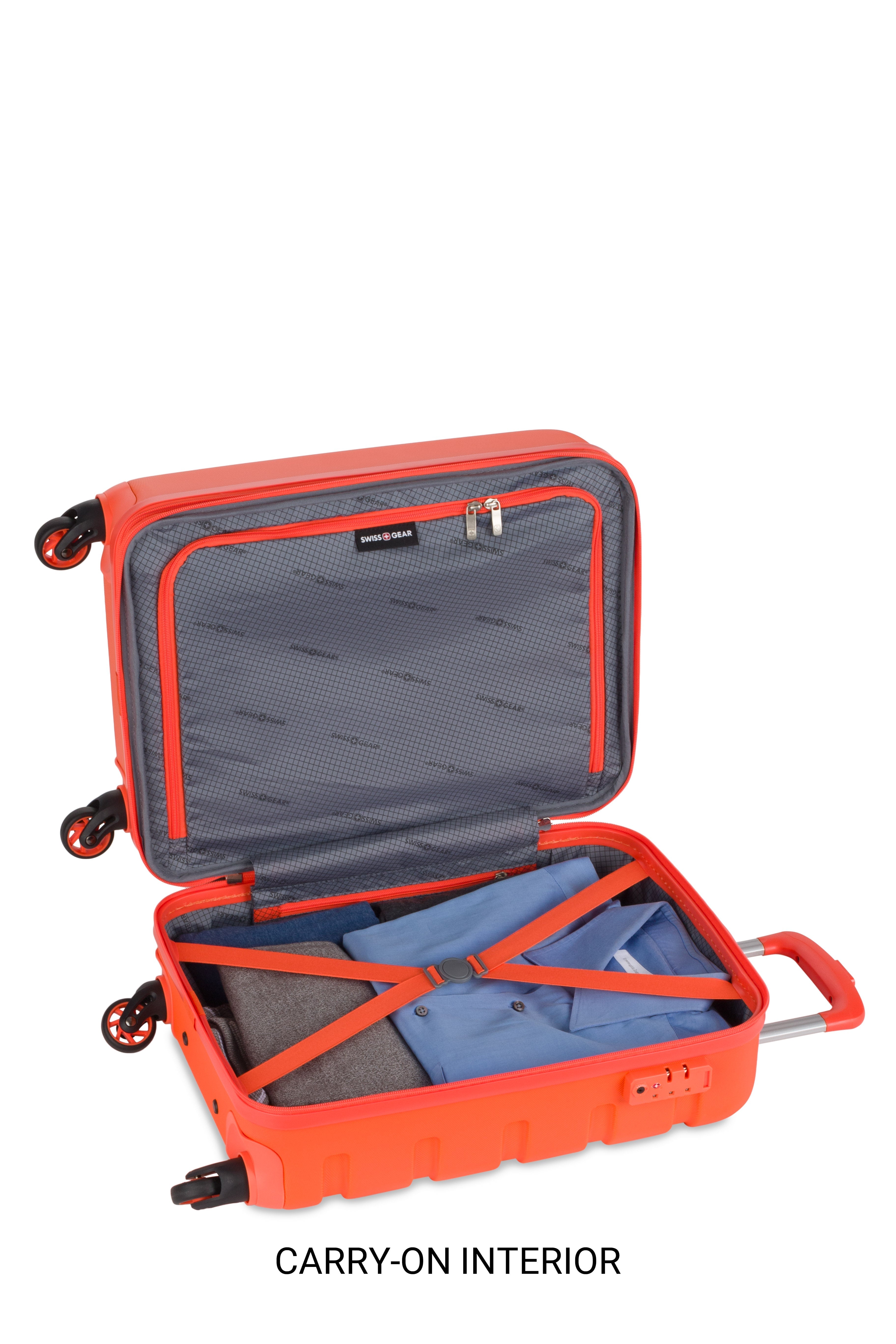 SWISSGEAR - Signature 2-Piece Spinner Set - Orange - 04