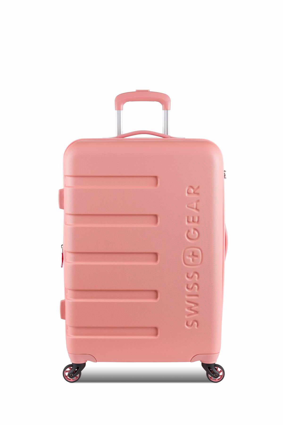 SWISSGEAR - Signature Medium Checked Spinner - Coral - 03
