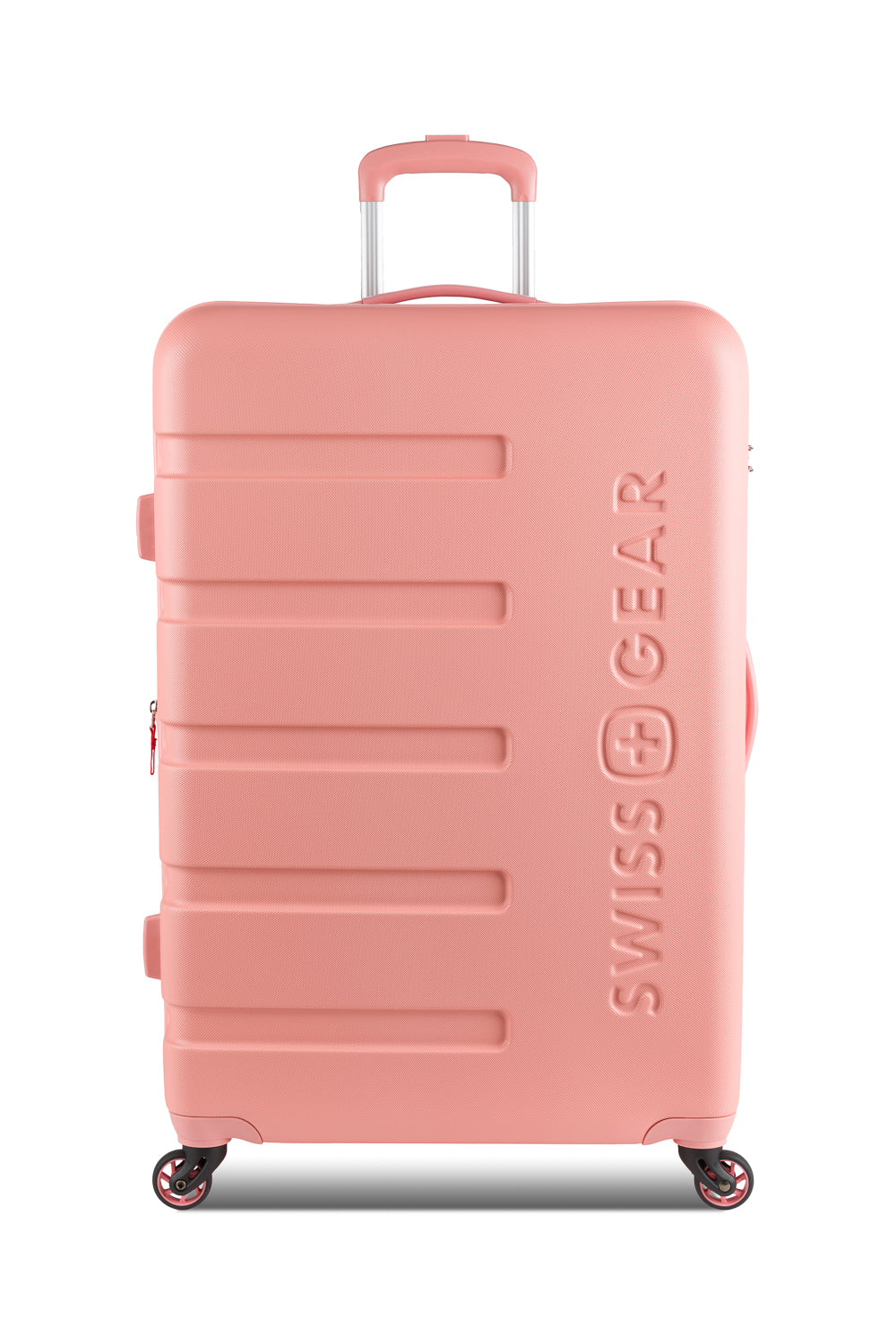 SWISSGEAR - Signature Large Checked Spinner - Coral - 03