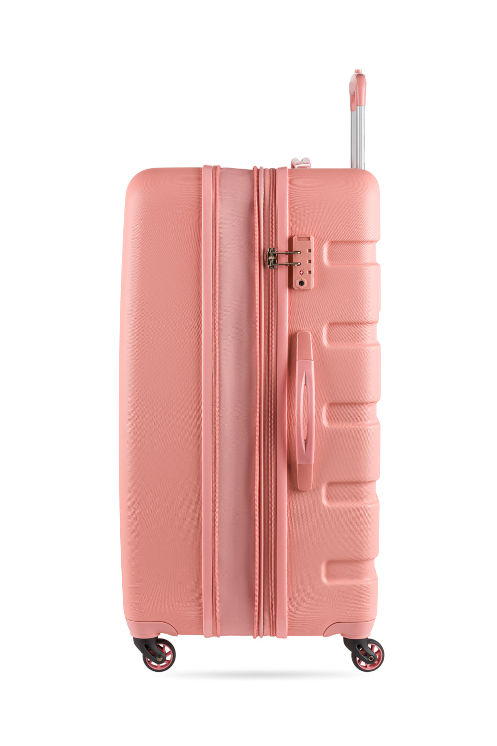 SWISSGEAR - Signature Large Checked Spinner - Coral - 06