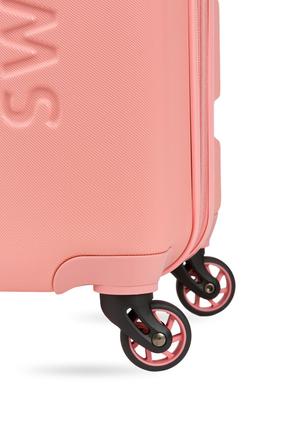 SWISSGEAR - Signature Large Checked Spinner - Coral - 09
