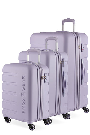 Swissgear 7366 Signature Expandable 3 Piece Hardside Luggage Set -The set contains the 18” Carry-On, 23” and a 27