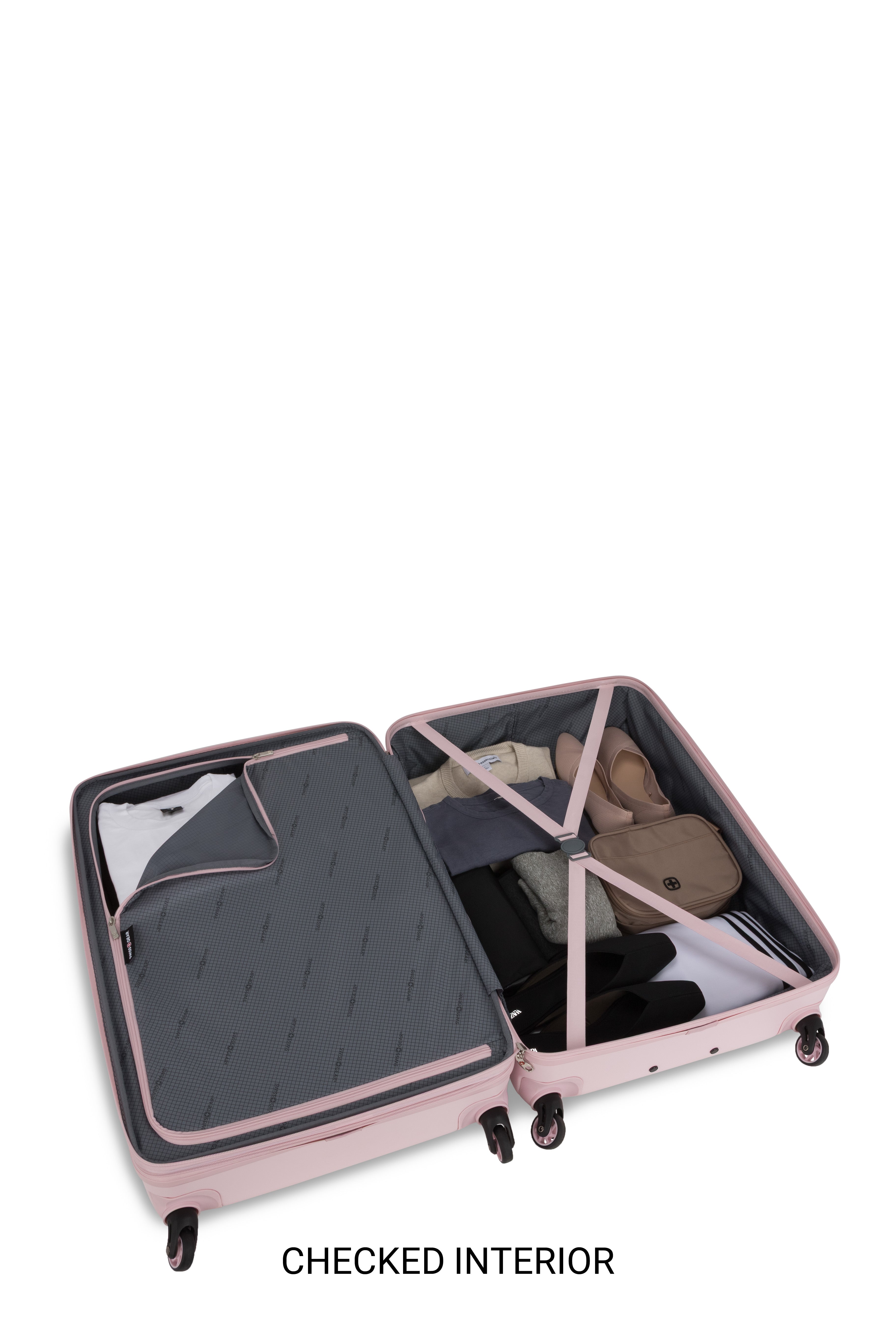 SWISSGEAR - Signature 2-Piece Spinner Set - Pink - 05