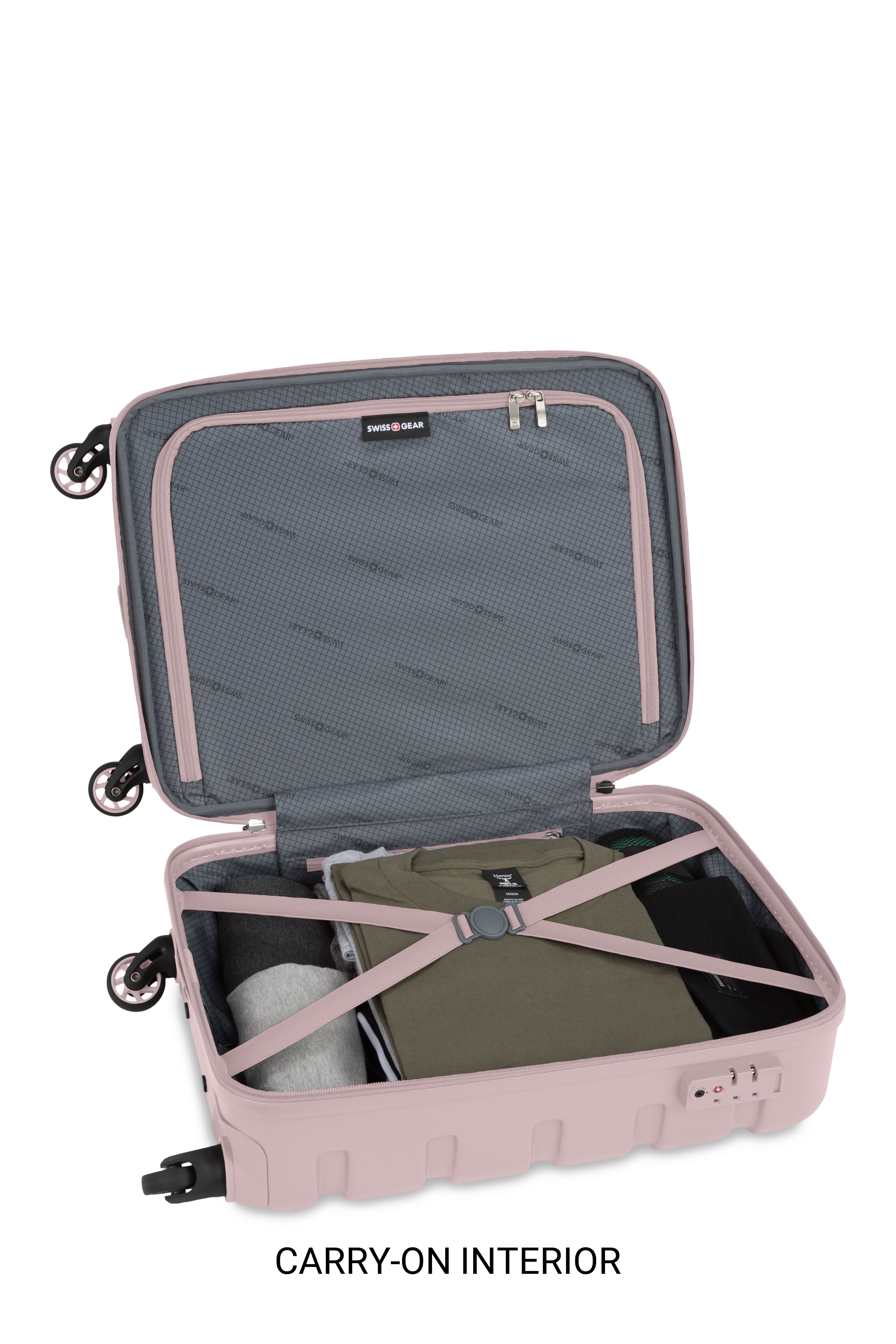 SWISSGEAR - Signature 2-Piece Spinner Set - Pink - 04