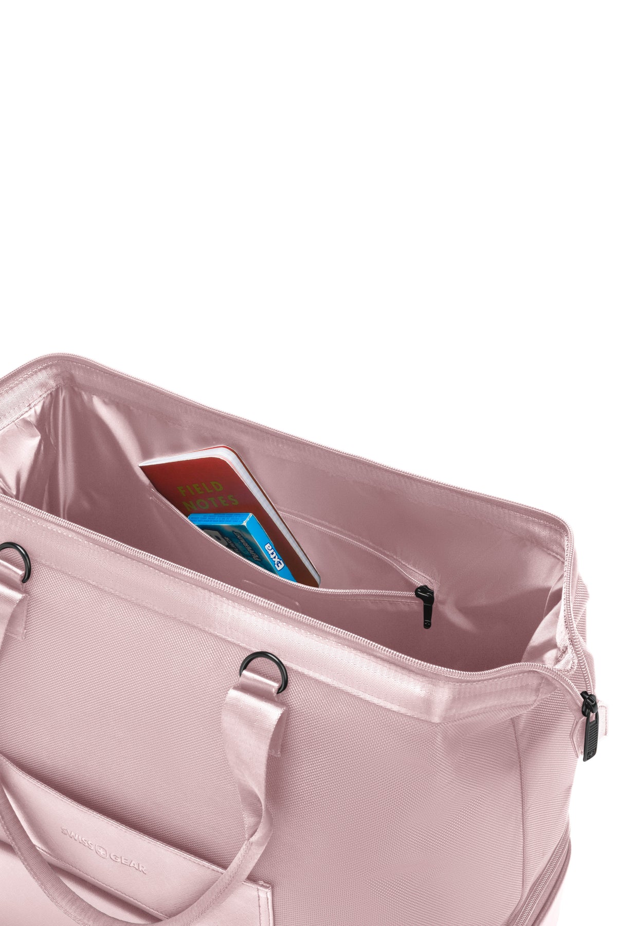SWISSGEAR - Signature Large Checked Spinner and Weekender Tote 2-Piece Set