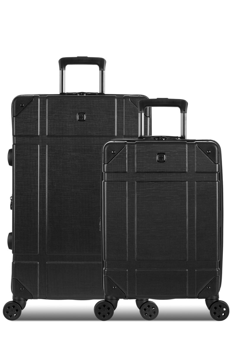 The Vintage Trunk II 2-Piece Spinner in Black – SWISSGEAR Canada