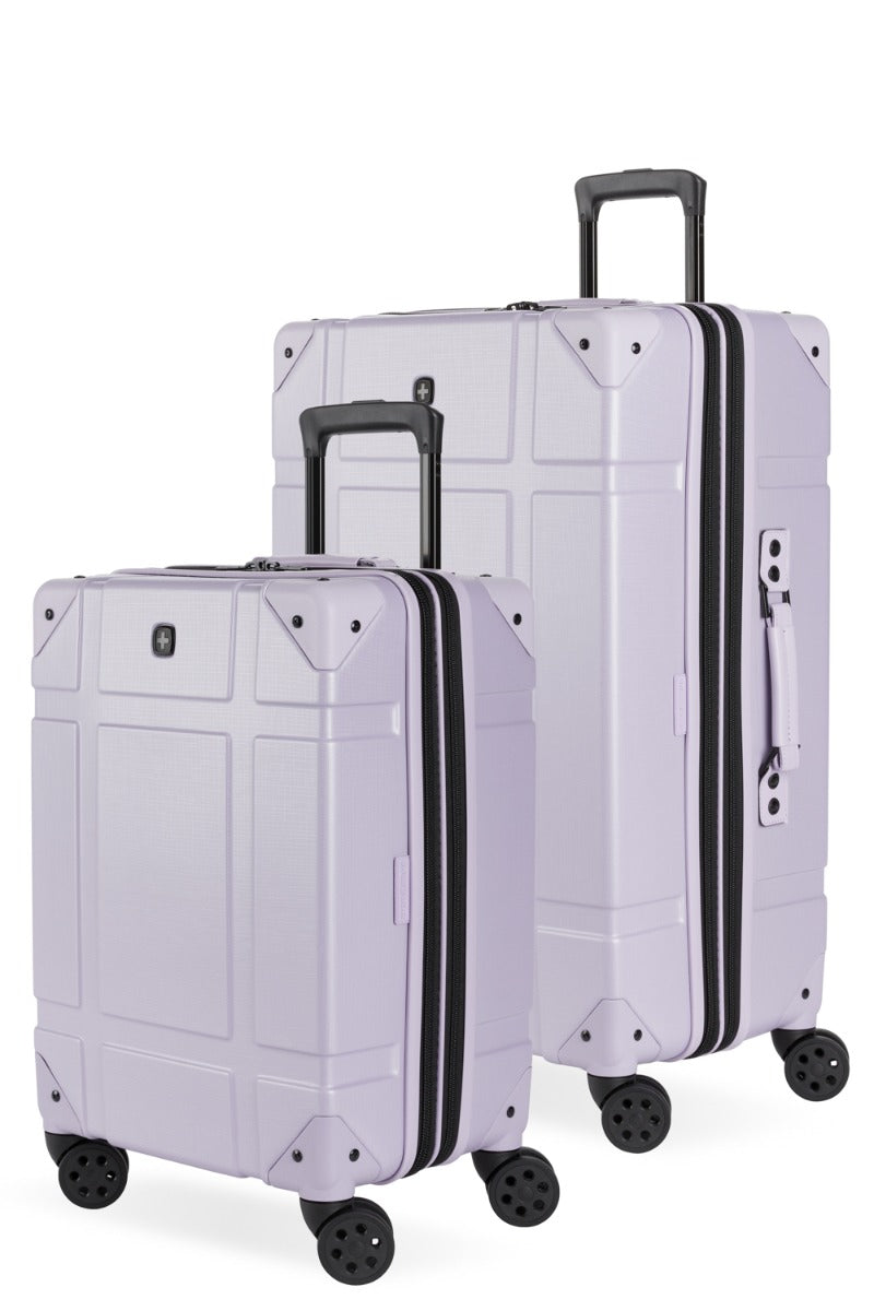 SWISSGEAR Vintage Trunk II 2-Piece Spinner Set in Evening Haze