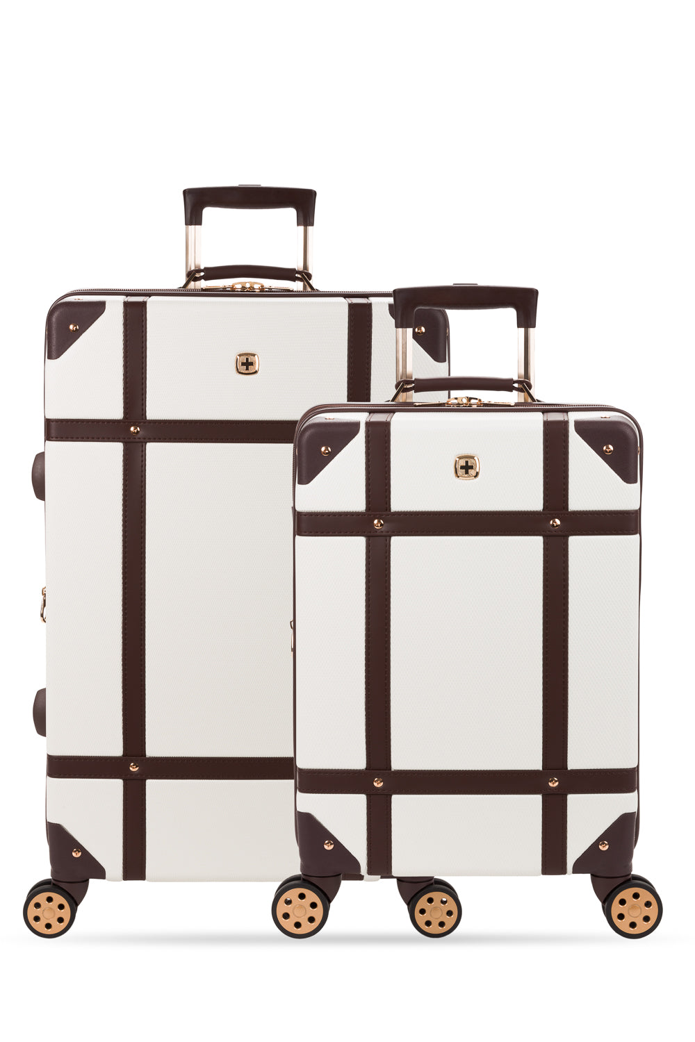 SWISSGEAR - Vintage Trunk 2-Piece Spinner Set