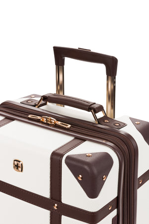 Coffret de valises à roulettes SWISSGEAR Vintage, 2 pièces, blanc