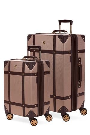 SWISSGEAR - Vintage Trunk 2-Piece Spinner Set