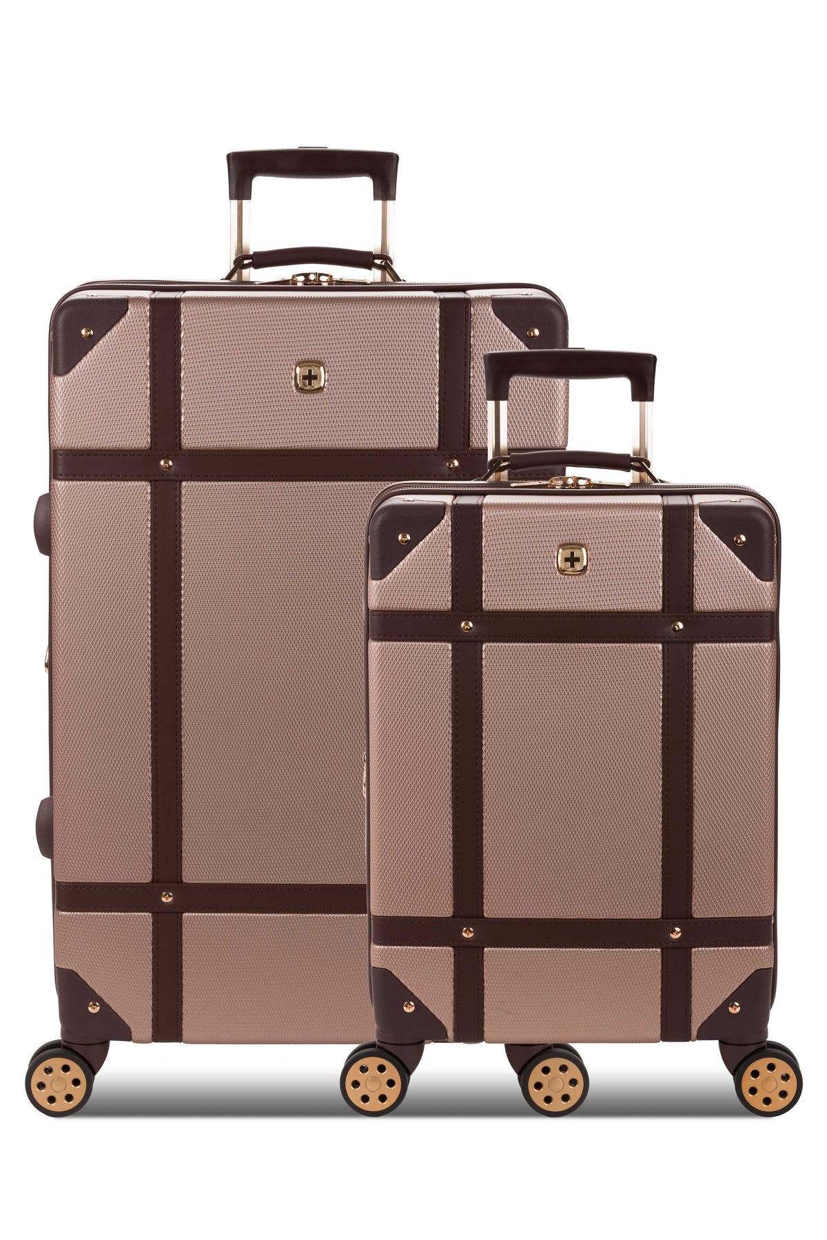 SWISSGEAR - Vintage Trunk 2-Piece Spinner Set