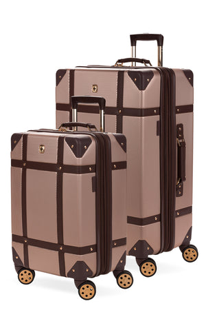 SWISSGEAR 7739 Expandable Trunk 2PC Spinner Set - Blush