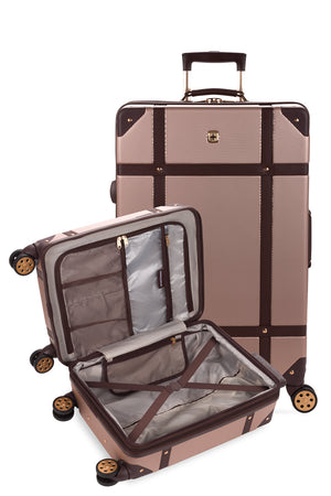 SWISSGEAR 7739 Expandable Trunk 2PC Spinner Set - Blush