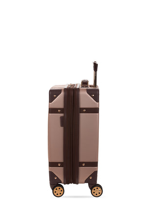 SWISSGEAR Vintage Trunk Carry-On Spinner in Blush