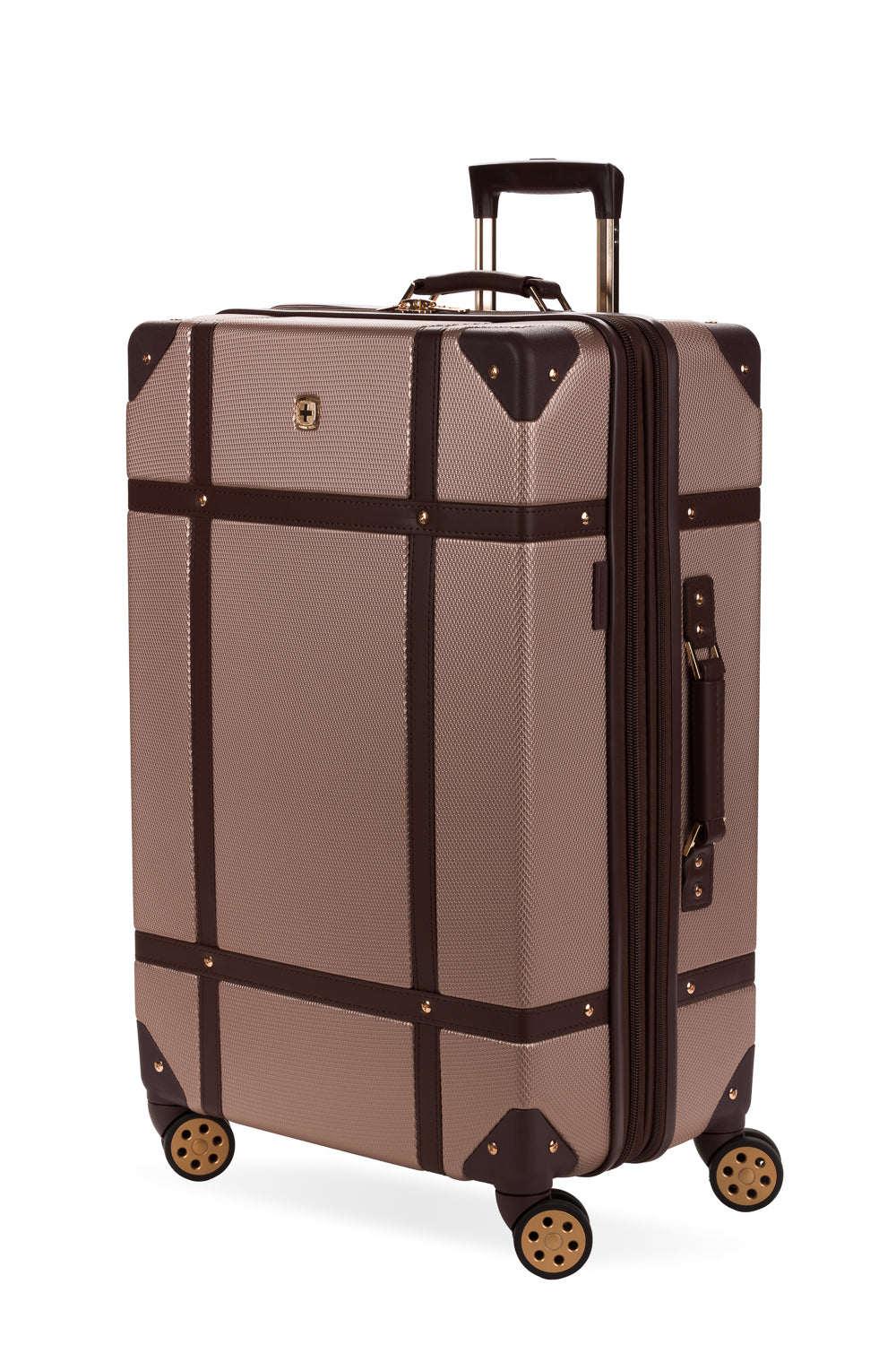 SWISSGEAR - Vintage Trunk Large Checked Spinner