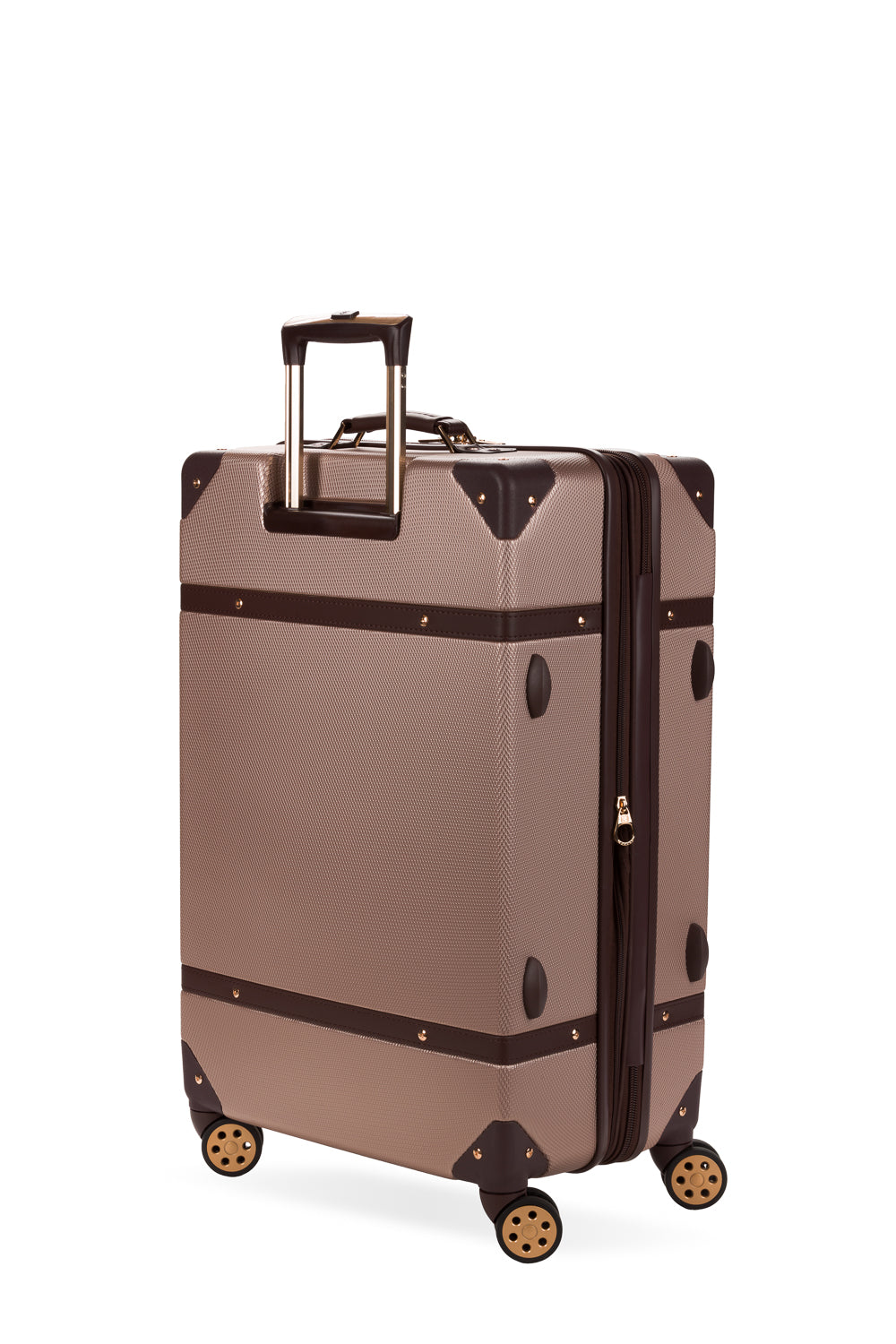 SWISSGEAR - Vintage Trunk Large Checked Spinner - Blush - 10